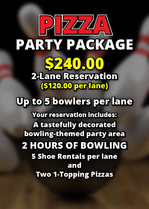 pizza party package
